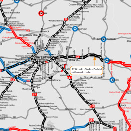 GDDKiA udostępniła ostatni odcinek autostrady A2 Mińsk Mazowiecki – Siedlce